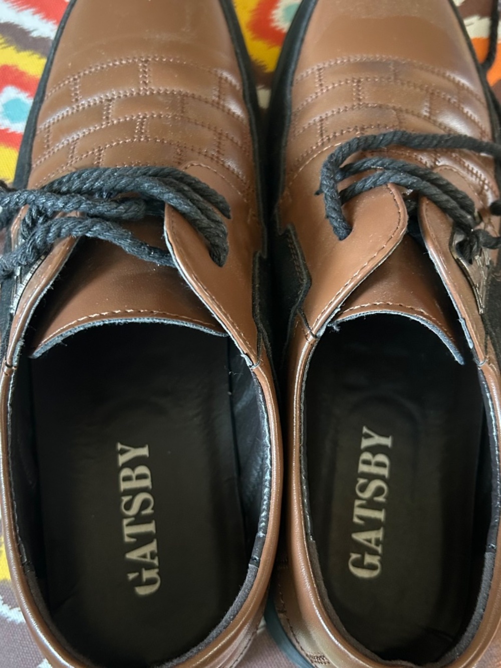 Gatsby men’s lace up shoes. - Picture 3 of 4